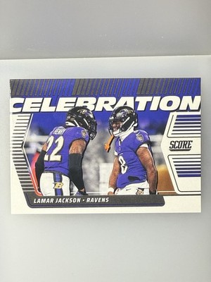 2025 LAMAR JACKSON Panini Score Celebration #C-LJA
