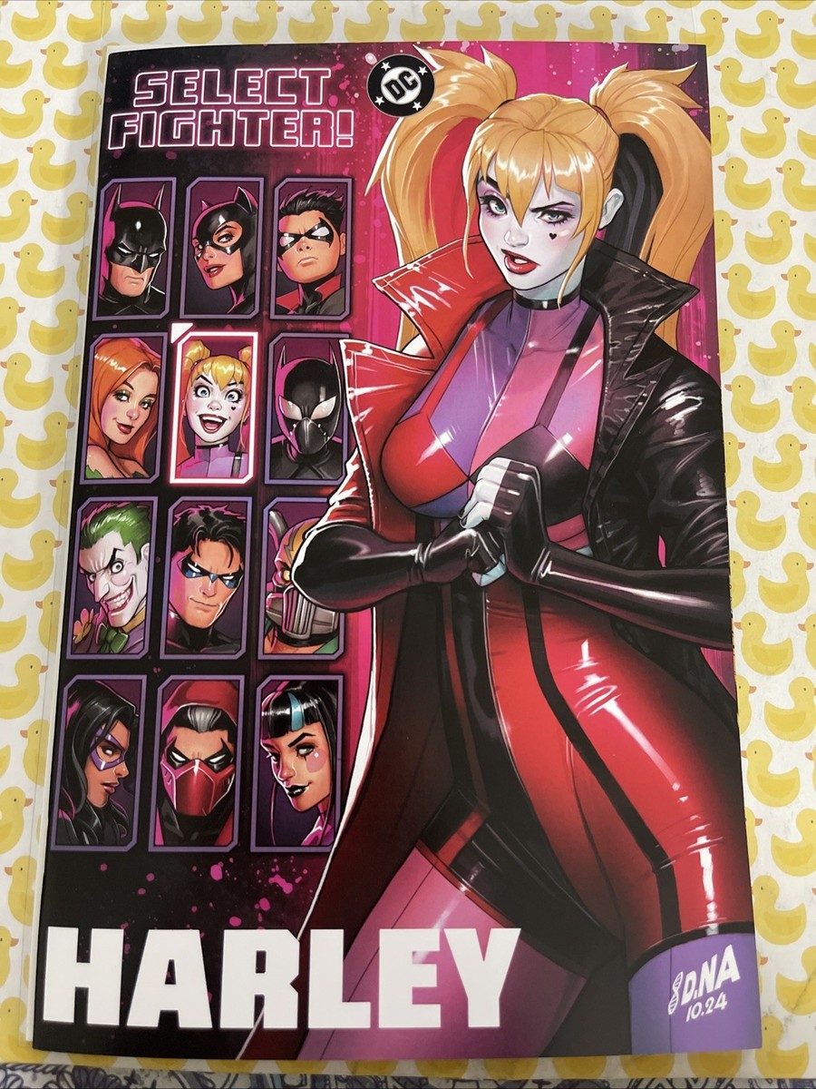 HARLEY QUINN #49 DAVID NAKAYAMA SELECT FIGHTER VARIANT COVER B