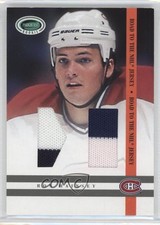 2003 ITG Parkhurst Rookie Road to the NHL Jersey Silver Ron Hainsey #RNJ-14 2a8