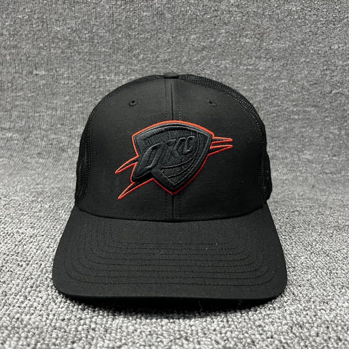 Oklahoma City Thunder '47 Brand Cledus MVP Trucker Hat Black Mesh Snapback Cap