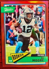 2018 Panini Honors Classics Update Rookies RED #'d 7/15 DJ Moore #310 Bills WR
