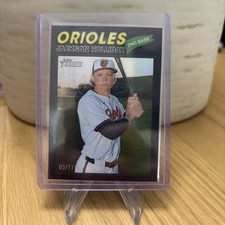 2026 Topps Heritage Jackson Holliday Black Chrome /77