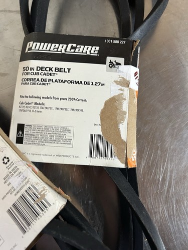 Set of 2 Cub Cadet MTD Zero Turn Mower Belts 2009-Newer - Picture 2 of 7