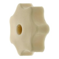 Sterngriffmutter M6 Elfenbein KR51/1, KR51/2, SD 50, SR4-1, SR4-2, SR4-3, SR4-4,