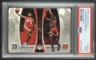 MICHAEL JORDAN LEBRON JAMES PSA 9 2005-06 UPPER DECK #LJMJ9 BONUS MINT 654