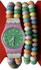Swatch Women Dress Pink Watch Plastic Quartz Caramellissima*New*