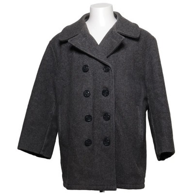 Schott NYC, Cabanjacke, Herren, Größe: 54, 740N PEA JACKET, Grau #VNe