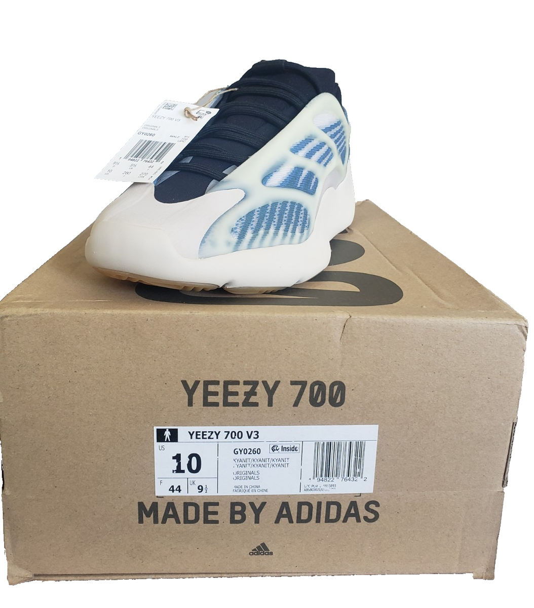 ADIDAS YEEZY 700 V3 BOOST KANYE WEST KYANITE BLUE BLACK OFF WHITE