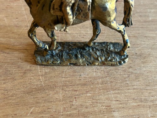 Miniatur Pferd mit Reiter Figur Custer? Unsicher Mini Metall Soldat Vintage Hilfe - Bild 3 von 24