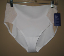 Honey Love UWBF00012 Women's White Crossover Shapewear Control Brief Large NWT