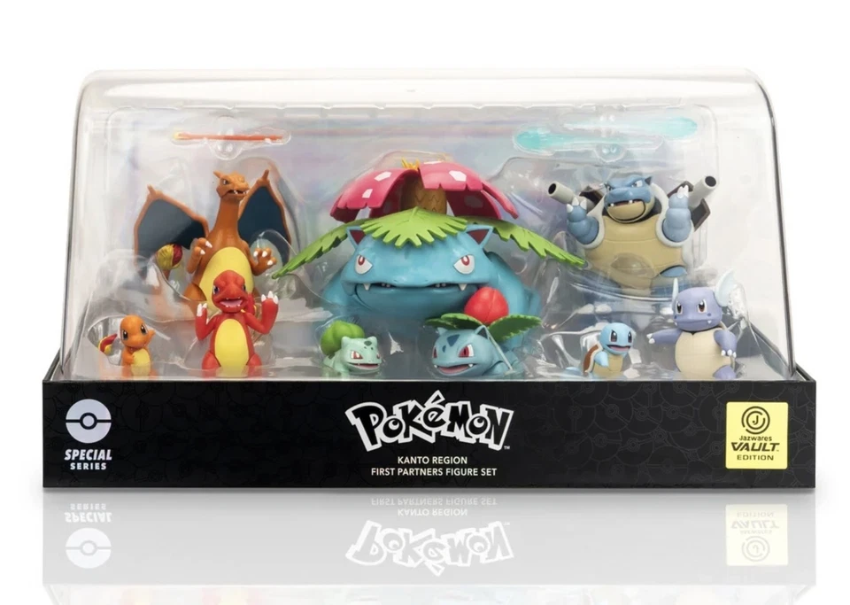 Pokémon Special Series Kanto Region 1st Partners Set Jazwares Vault 1/5,000 NIB - Image 2 of 4