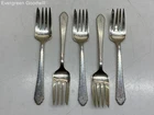 (A) Lunt William and Mary Sterling Silver Forks