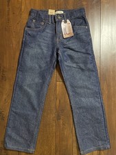 Levi's Youth Boys 514 Jeans Straight Flex Stretch, blue size 7 Regular Fit NWT