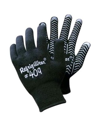 Refrigiwear 0409Rblklar Cold Protection Gloves, Acrylic Terry Cloth Palm, Terry