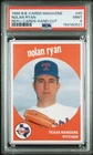 158180521 Nolan Ryan 1989 Baseball Card Magazine #45 Repli-Cards PSA 9