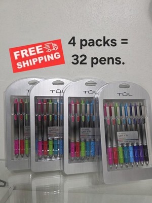 4 Packs TUL GL Series Retractable Gel Pens 0.5mm Medium Point 8-Pack 32 Total. 