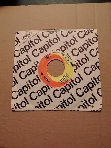 The Beatles I Want To Hold Your Hand First US Pressing 5112 45-44771-P1  Worn