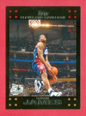 2007-08 TOPPS (BKB) LeBron James CLEVELAND CAVALIERS CARD #23