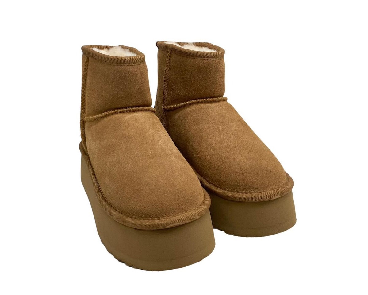 Oog Boots Ugg Boots Damen Mit Echtem Fell OOG Boots Hoher Absatz