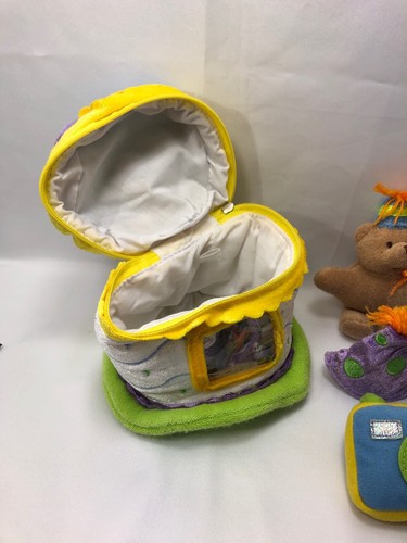 Baby Gund First Birthday Gift Set Cake soft squeaky plush musical bear crinkle - Foto 2 di 12
