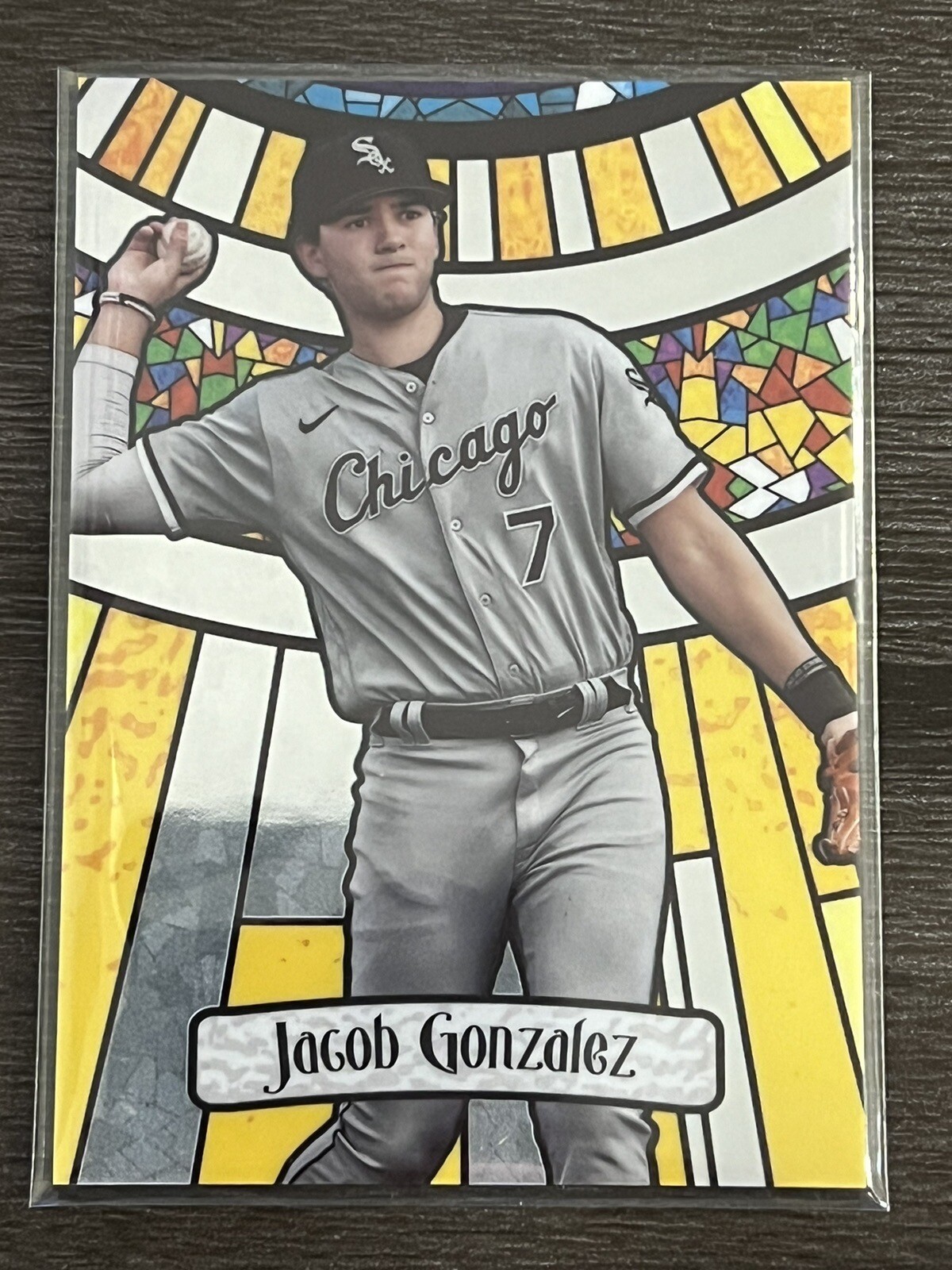 2023 Bowman Draft - Bowman Glass Insert Jacob Gonzalez #BGA-8 White Sox