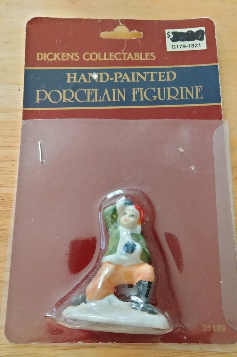 Dickens Collectables Christmas Village Accessory Boy Figure
