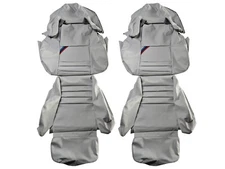 Fits BMW E36 M3 Vader 1994-99 Dove Grey Leather Seat covers Made In USA