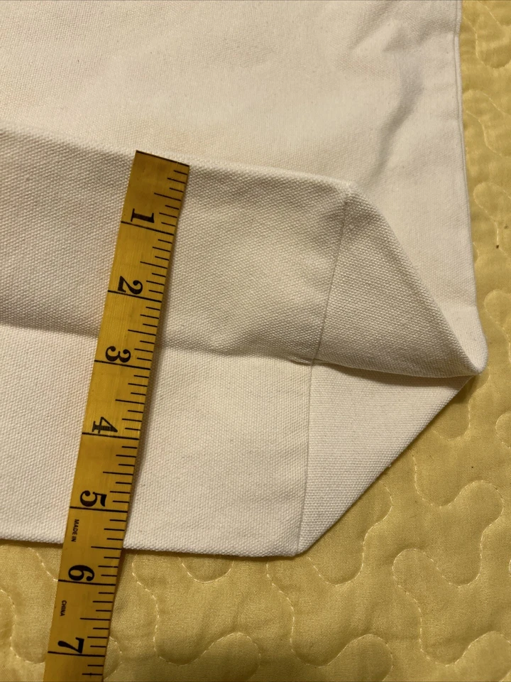 Bolso de Lona Nordstrom The Beauty Of You Grande 20x16x6" Lote De 2 Nuevo Sin Etiquetas Foto 4 de 4