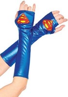 Supergirl Arm Warmers Gauntlets Adult One Size Supergirl Arm Warmers Gauntlets Adult One Size