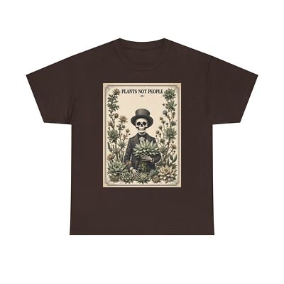 Skeleton Plants Not People T-Shirt Funny Plant Lover Tee for Garden Enthusiasts