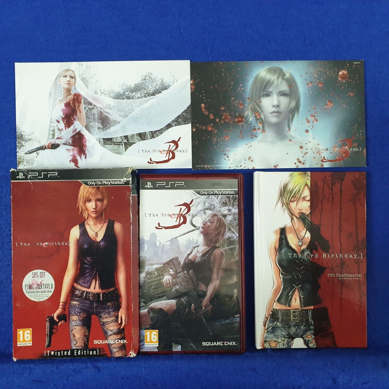 psp 3rd BIRTHDAY The Twisted Edition Parasite Eve 3 (Works on US Consoles)  PAL