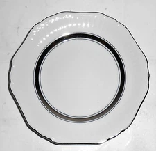 Kimberly China Porcelain London Platinum Band Bread Plate