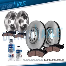10pc Front Rear Disc Brake Rotors Ceramic Brake Pads Kit for Cruze Verano Volt