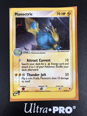 Pokémon TCG Manectric EX Ruby and Sapphire 9/109 Holo Holo Rare | eBay