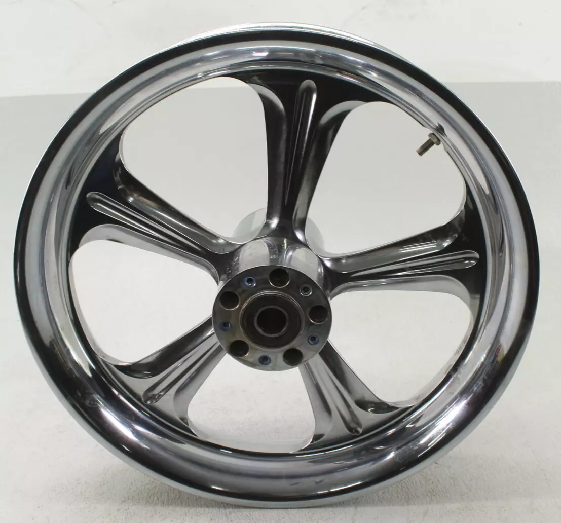 02 06 Harley Davidson Touring Road King Fat 5 spoke Front Wheel