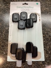 Child Safety Strap Locks 5 Pack Drawer Locks Baby Proofing, Refrigerator Lock