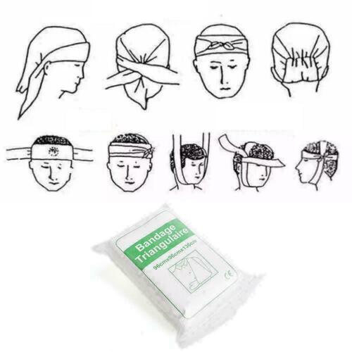 Triangular Bandage Arm Sling Emergency First Aid Survival J8V3 Medi U8P0 - Picture 8 of 9