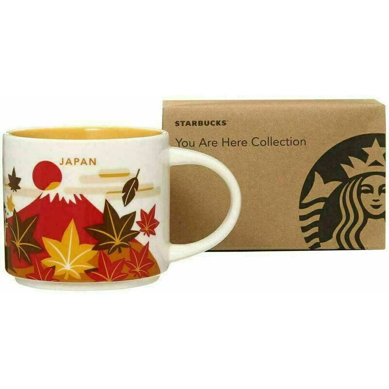 Starbucks Japan Mt Fuji Autumn ‘You Are Here’ Collector's Edition Mug 414ml - Image 2 of 4