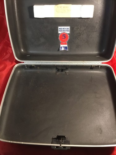 Antique Smith Corona Typewriter Vtg Portable Case Galaxie Twelve Atomic Blue 12 - Picture 4 of 9