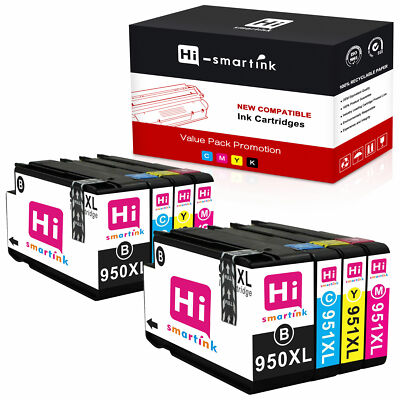 8PK Gen 950XL 951XL Ink for HP Officejet Pro 8610 8600 8620 8630 8640 8660 8615