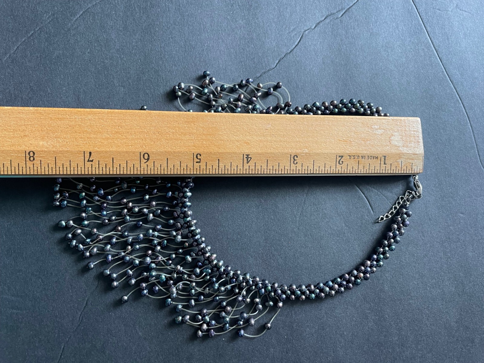 Beaded Statement Multicolor Necklace With Jewelry… - image 4