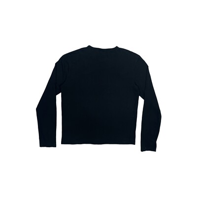 00's Just Cavalli Logo T-Shirt Black Long Sleeve Mens Large