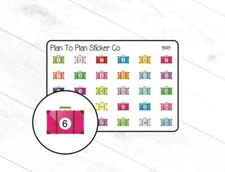 1949~~Vacation Countdown Planner Stickers.