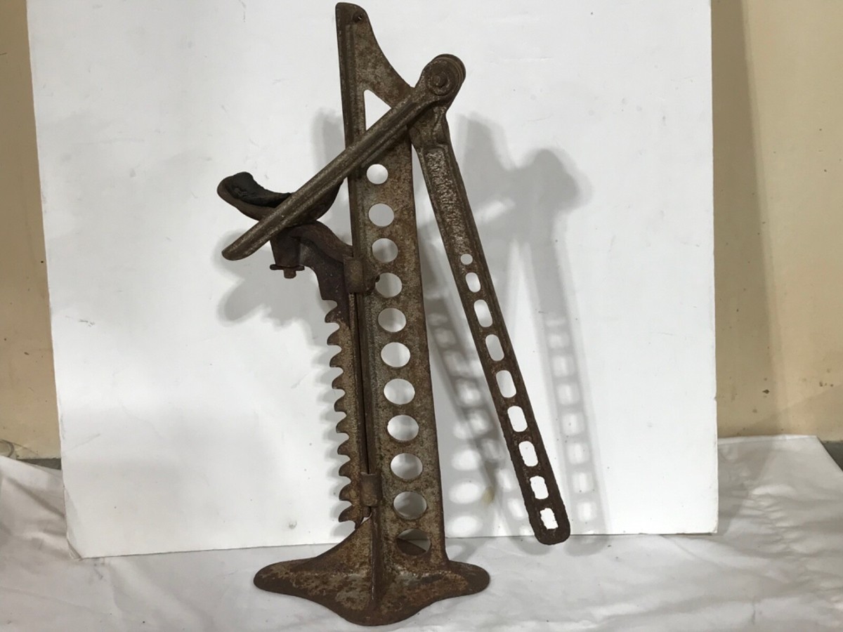 ANTIQUE 1920 s MILWAUKEE CAR JACK 19” H WORKING | eBay