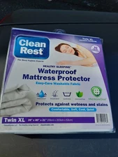 Clean Rest waterproof  Mattress protector Twin XLWhite