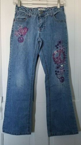Cherokee 12 flare jeans. Purple pink 