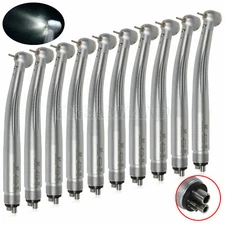 10 Yabangbang Fiber Optic Dental E-generator LED High Speed handpiece 4/2Hole