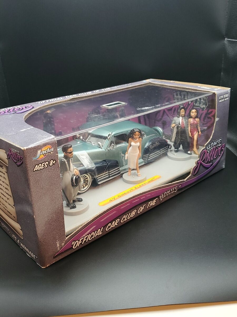 Homie Rollerz '47 Chevy Fleetline, 1:24 Scale, With 4 Homie Rollerz '47 Chevy Fleetline, 1:24 Scale, With 4
