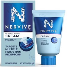 Nerve Care Pain Relieving Cream Max Strength Non-Greasy Topical Pain Reliever...