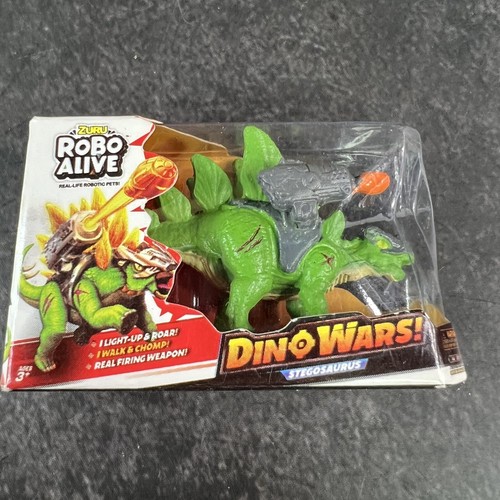 Zuru Mini Brands Miniature Robo Alive Dino Wars Stegosaurus - 第 1/4 張圖片